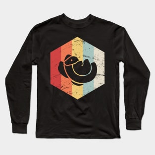 Retro 70s Ball Python Icon Long Sleeve T-Shirt